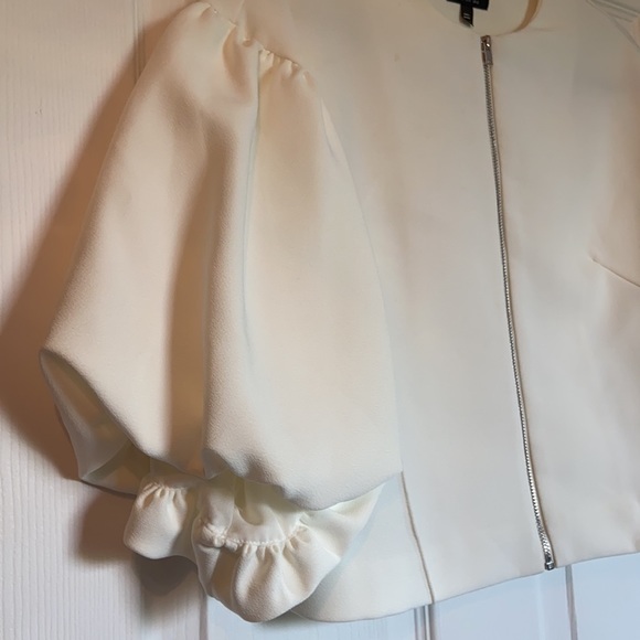 Topshop super puff sleeve sweater/light coat - Picture 2 of 2